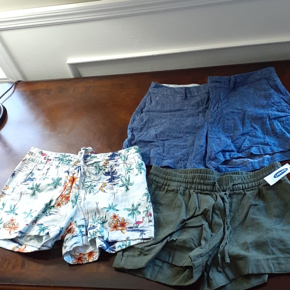 3 Pairs of Womens Old Navy Summer Shorts - Size S